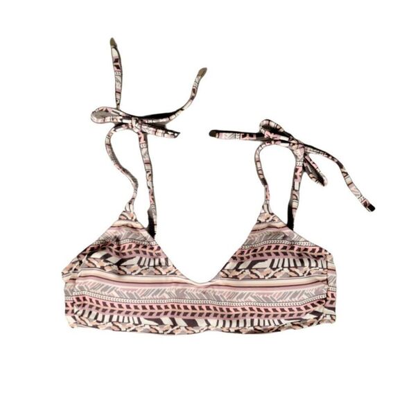 Xhilaration Juniors' Tie Bralette Bikini Top Sz M - Picture 1 of 11